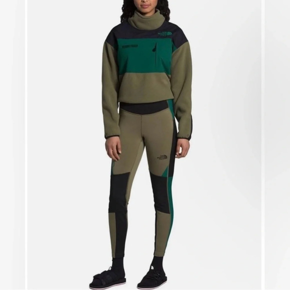The North Face Steep Tech Fleece Leggings Olive NWT‎ Size XL ski snow - Picture 1 of 13
